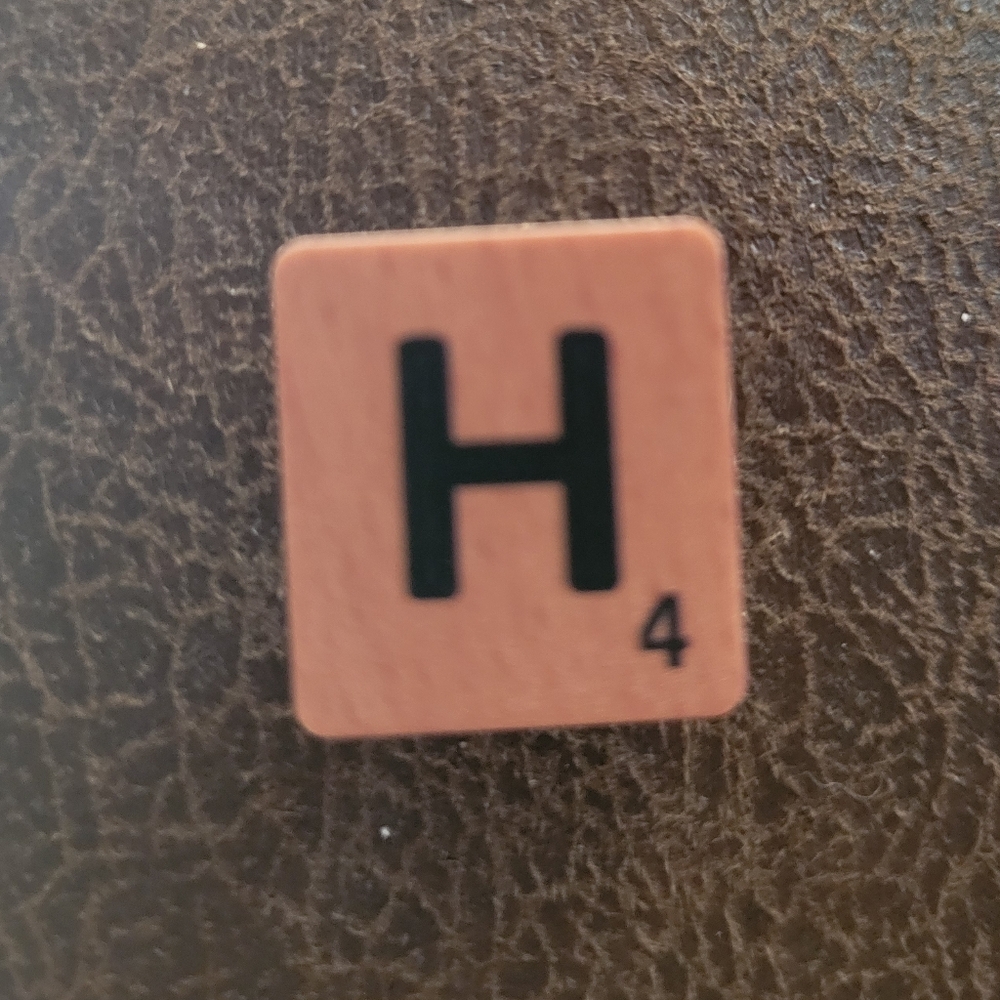 2/$10 Hasbro Scrubble/Scrabble Letter "H" Crocs Jibbitz Charm New